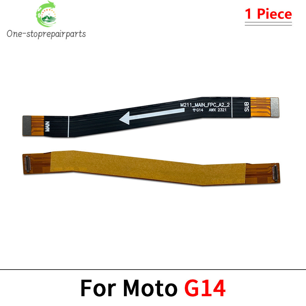 Main Board Motherboard Connector Board Flex Cable For Motorola Moto G14 G34 G54 G32 G42 G52 G62 G72 G82 G53 G73 G84 G85 5G Motorola phone repair parts