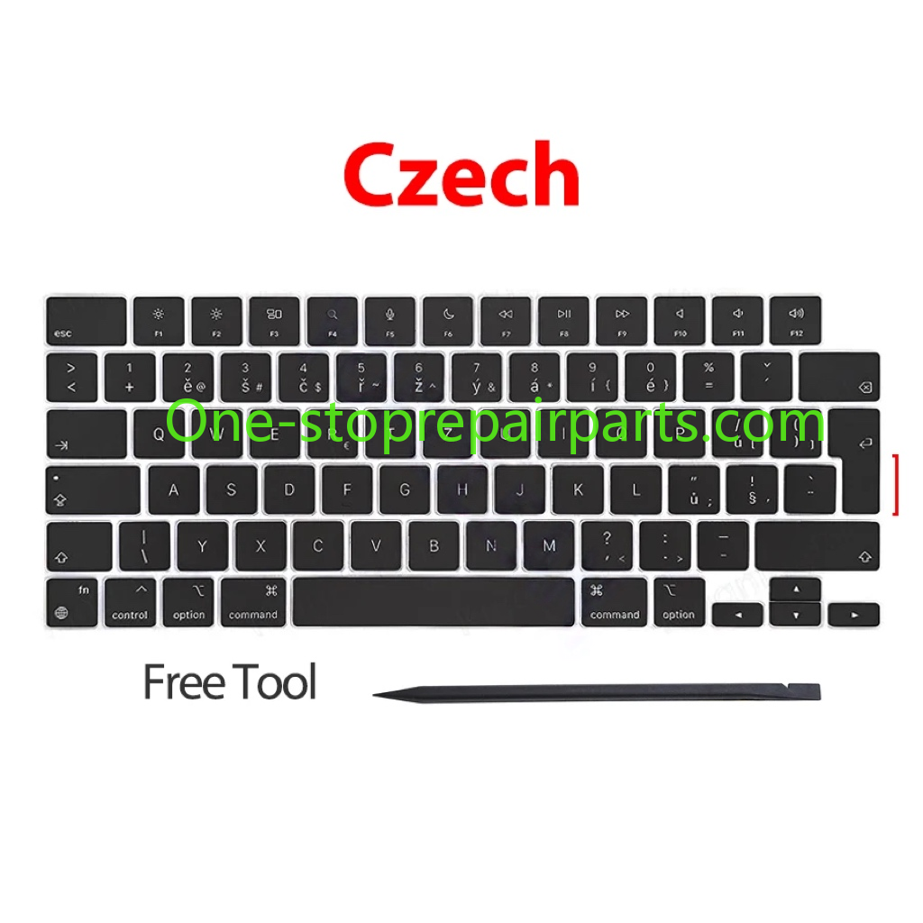 Laptop A2442 A2485 A2779 A2780 A2918 A2992 A2991 Keycaps Keys Key Cap Set for Macbook Pro M1 M2 M3 14" 16" Keyboard Repair Kit Macbook repair parts
