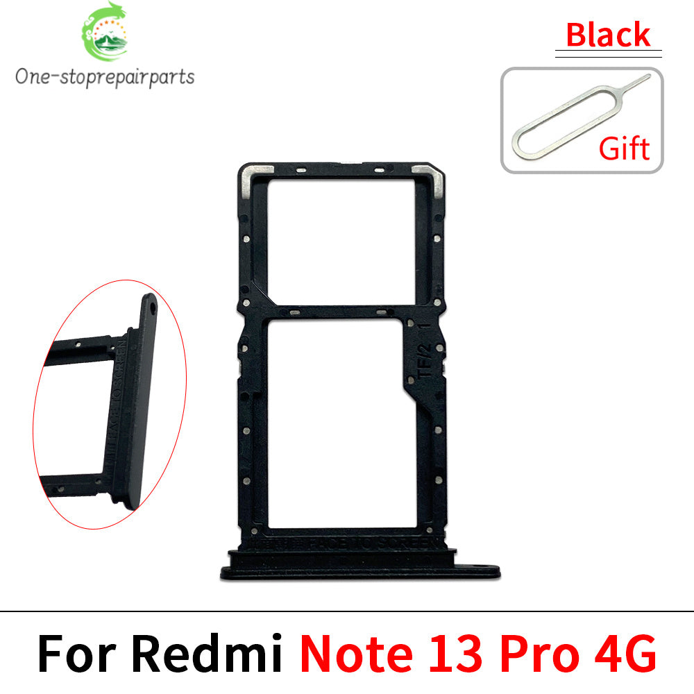 New For Xiaomi Redmi Note 13 Pro Plus 4G 5G SIM Card Tray Slot Holder Adapter Accessories  Xiaomi  Xiao mi phone repair parts