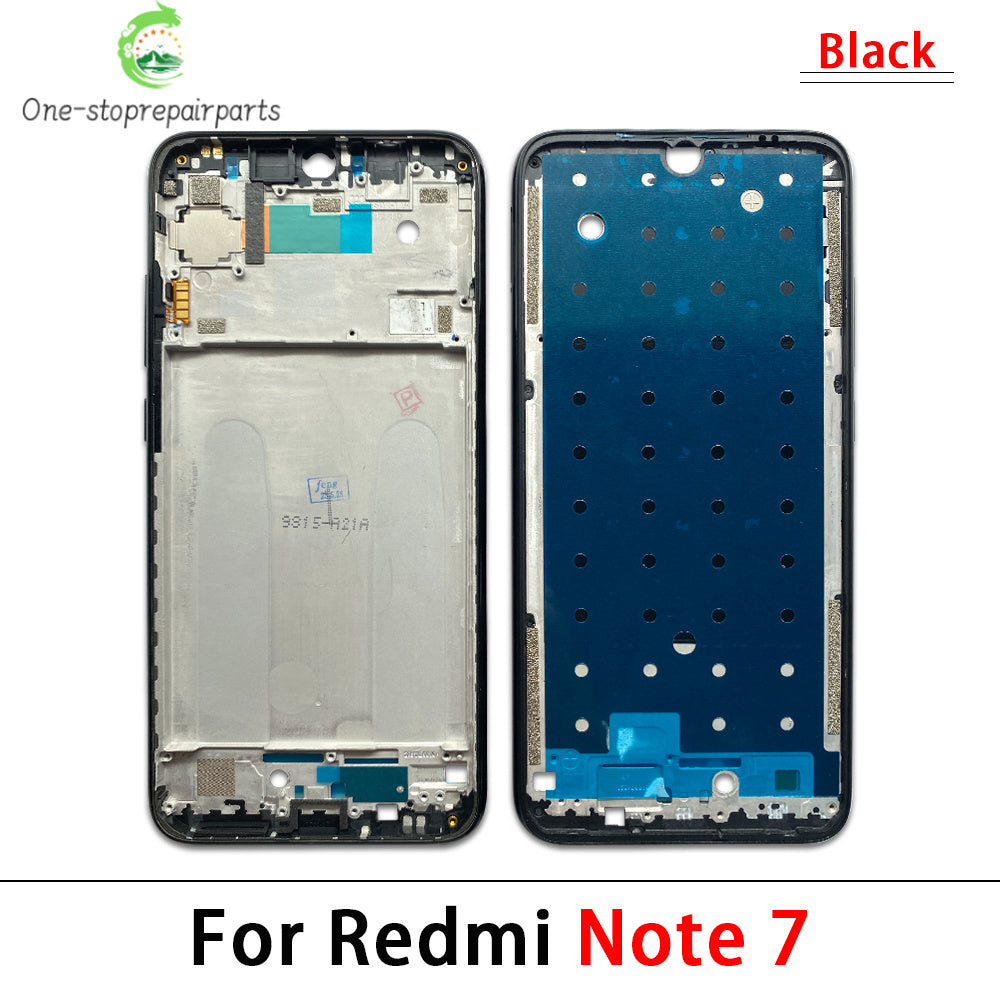 10Pcs/Lot, Housing Middle Frame Bezel Middle Replacement Parts Middle Frame For Xiaomi Redmi Note 7 8 9s Pro  Xiaomi  Xiao mi phone repair parts