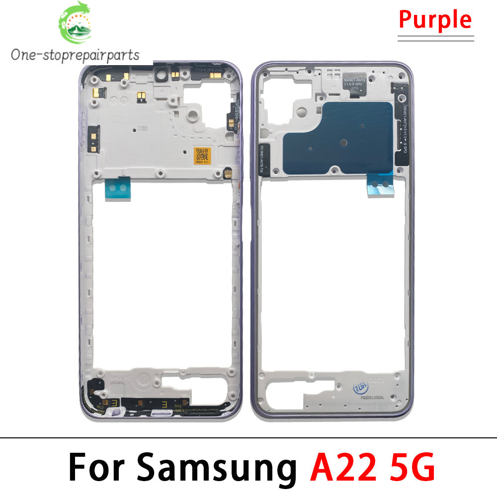 For Samsung A22 A32 4G 5G A225F A226B A325F A326B Middle Frame Holder Housing Replacement Repair Parts Samsung phone repair parts