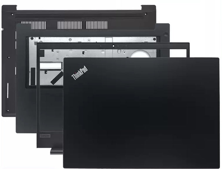 Cover case for Lenovo Thinkpad E480 E485 E490 R480 E495 R490  Lcd back housing bezel frame upper tpcase palmrest bottom lower cover hinge Lenovo laptop repair parts