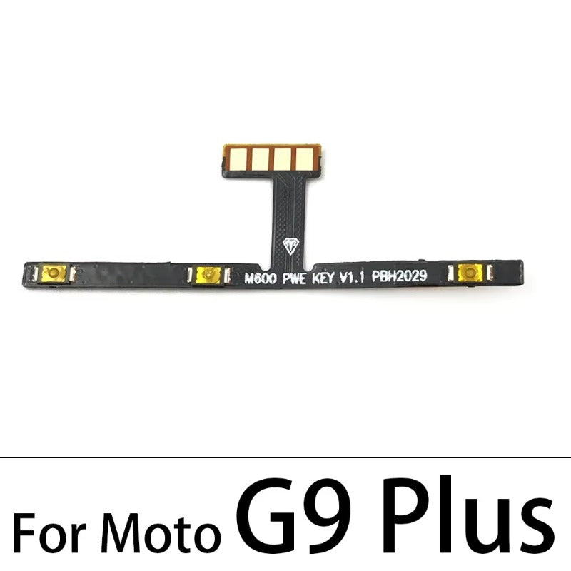 50Pcs, Volume Button Power Switch On Off Button Flex Cable For Motorola Moto G5 G6 G8 G7 G9 Plus Play Power Lite Motorola phone repair parts