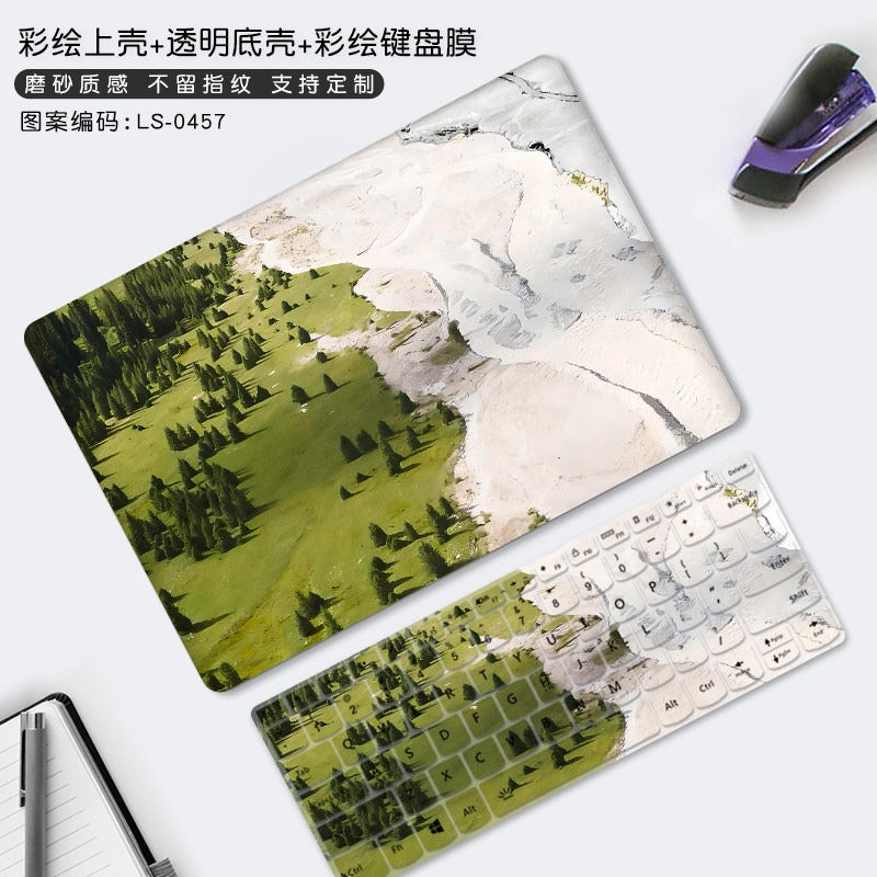 Oil painting wind protective case for Huawei 11 "12" 13 "14" 15 "16" matebook 14 MateBook XPro 16S 13S MateBook D14/SE Honor MagicBook X 15 16 protective case, notebook case film Laptop accessories