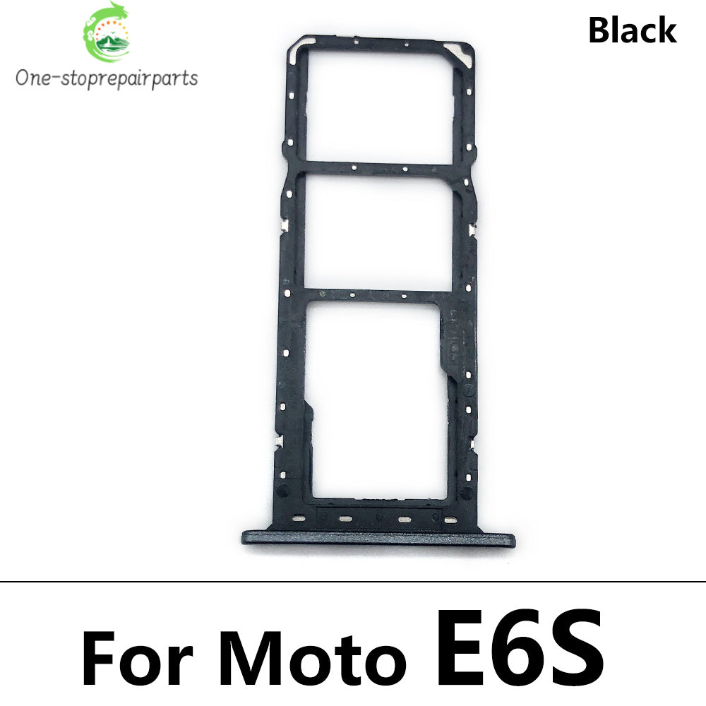 10Pcs/Lot, New For Motorola Moto E6 Play E6s E7 Plus E7i Power E20 E40 SIM Card Tray Slot Holder Adapter Accessories Motorola phone repair parts