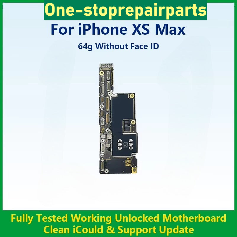 Fully Tested 100%Working Mainboard For iPhone XS Max Cleaned iCloud And Unlocked For XR Motherboard No Repair Support Update iPhone phone repair parts
