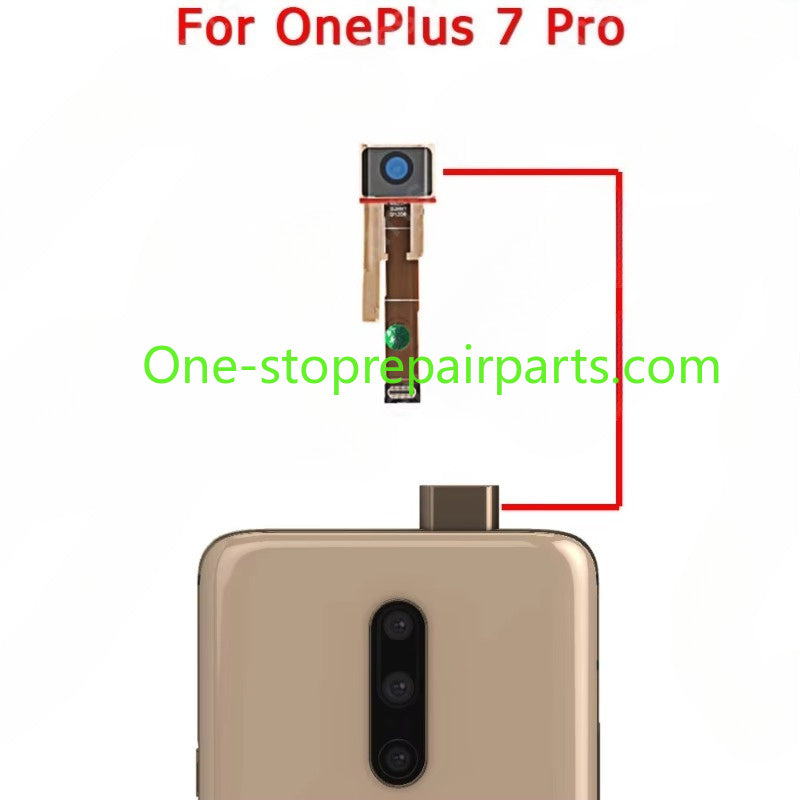 Big Facing Selfie Front Backside Camera Module For Oneplus 7 Pro 1+ 7T 5G One Plus Back View Rear Camera Spare Parts Flex Cable OnePlus phone repair parts