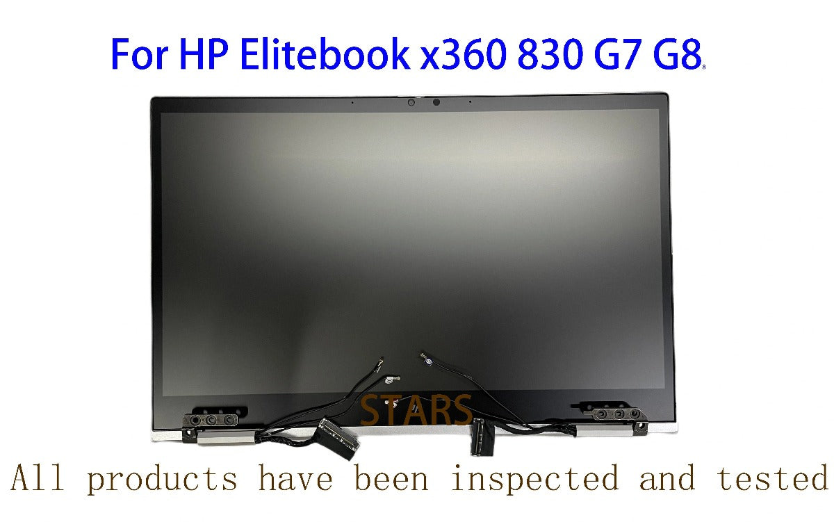 13.3 inch For HP Elitebook X360 830 G7 830 G8 M03873-001 LCD Touch Screen With Touch Replacement  FHD 1920*1080 Full Assembly HP laptop repair parts