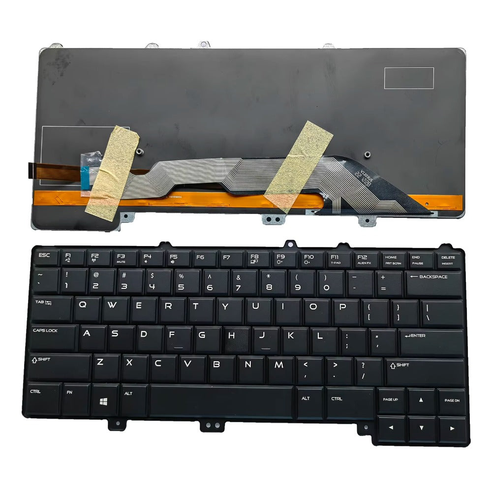 New US Backlight Keyboard For DELL AlienWare 13 R1 R2 15 R2 P42F P42F001 P56G M13X R2  Dell Laptop repair parts
