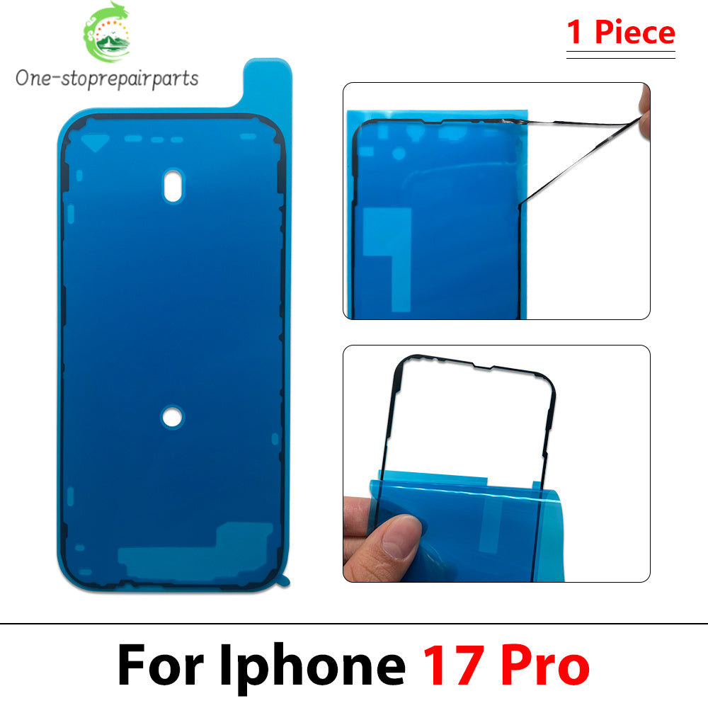 10Pcs Waterproof Sticker For iPhone 11 12 13 14 15 16 17 Pro Max Plus Adhesive LCD Screen Frame Seal Tape Repair Parts iPhone phone repair parts