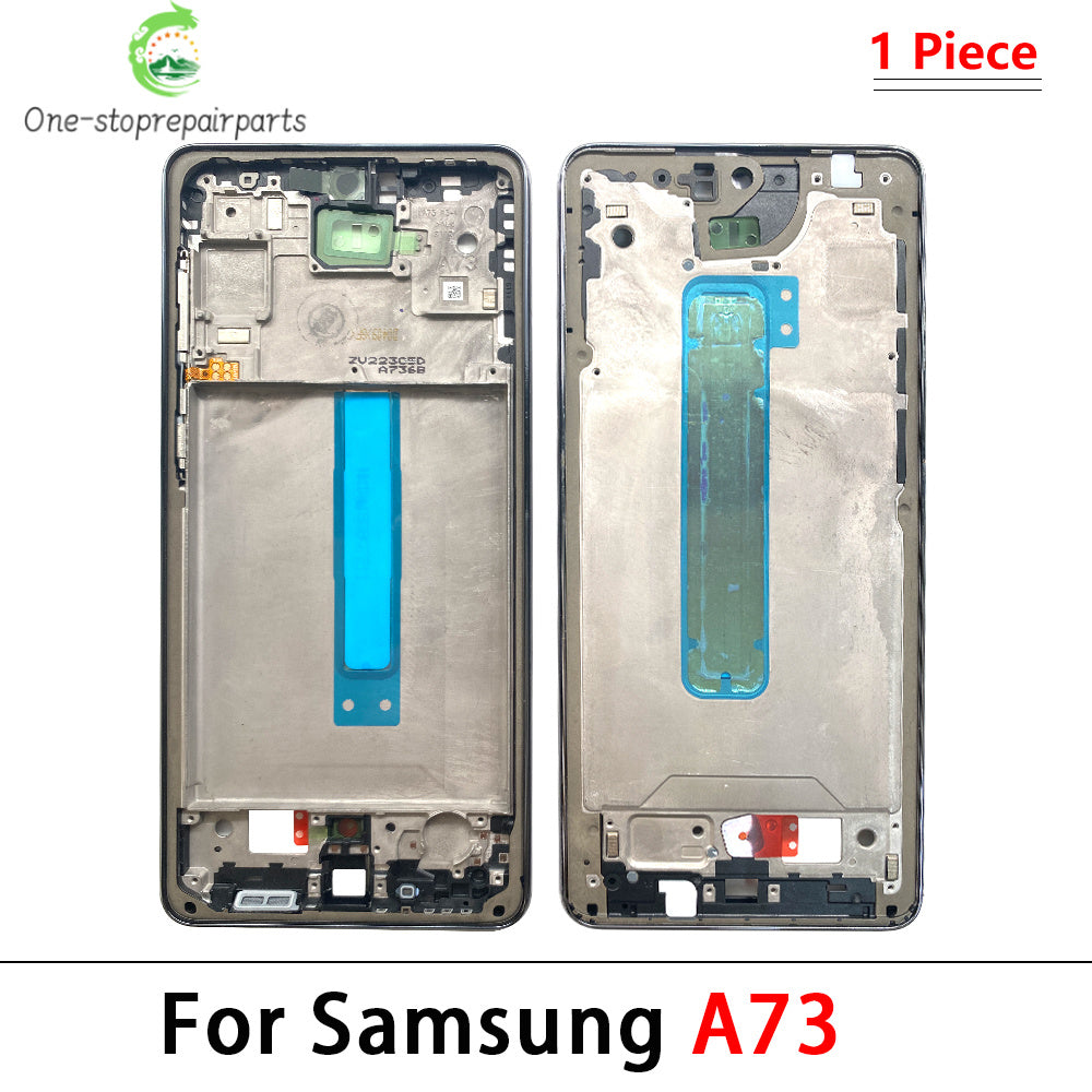 10Pcs, Middle Frame For Samsung A13 A14 A23 A24 A34 A54 A33 A73 4G 5G Front Frame Housing Bezel Repair Parts Samsung phone repair parts
