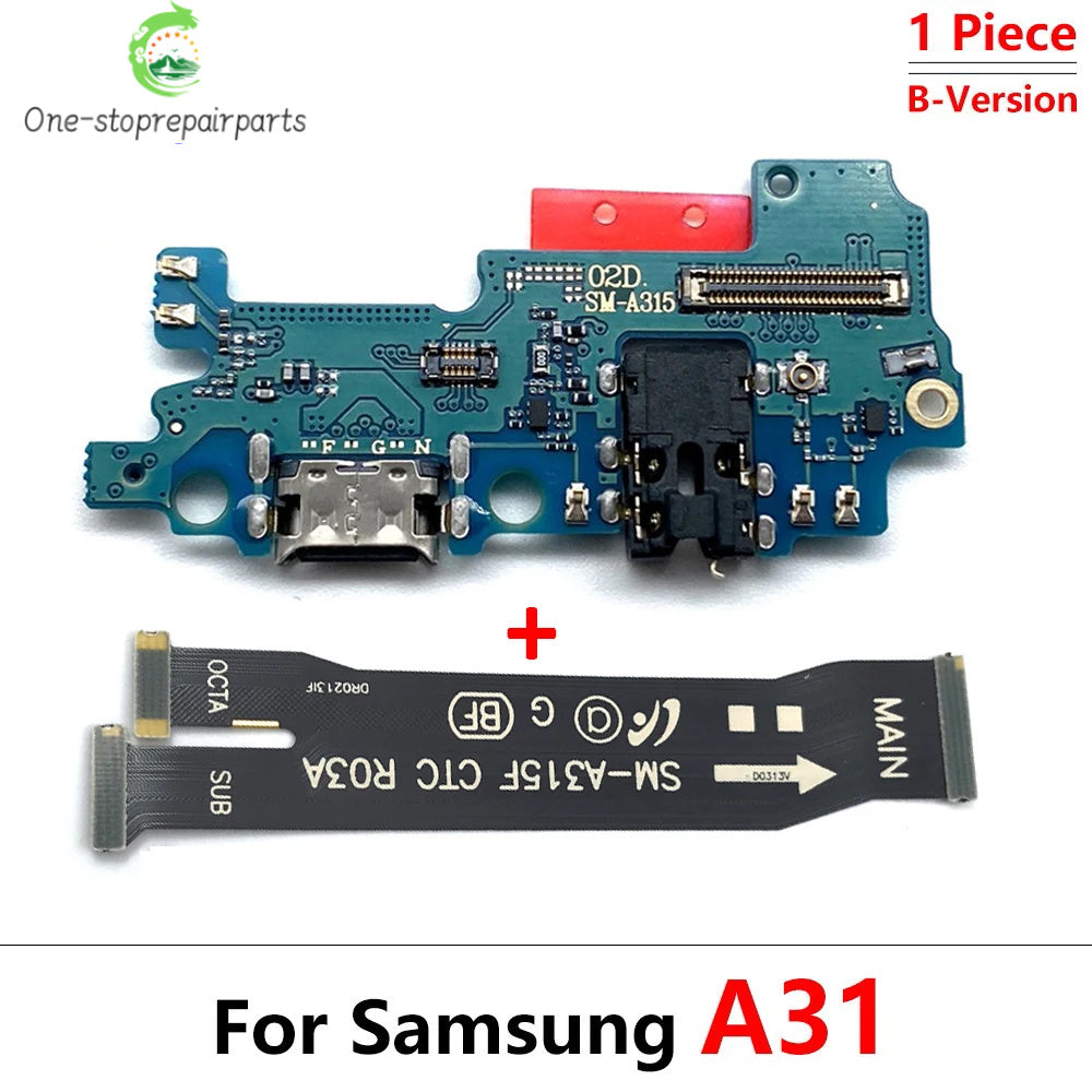 USB Charging Port Dock Charger Connector Main Board Flex Cable For Samsung A10 A20 A30 A50 A70 A31 A51 A71 A10s A20s A30s A21s Samsung phone repair parts