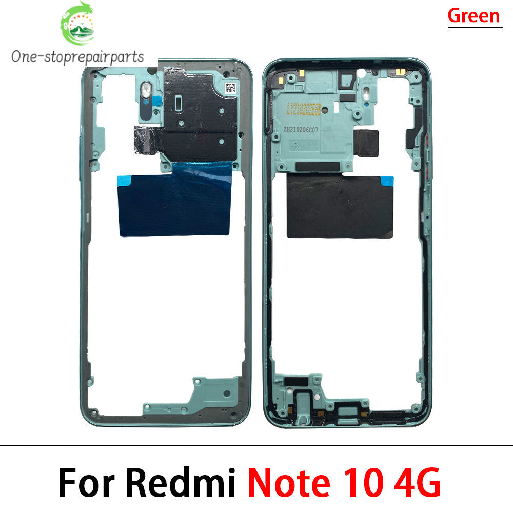 For Xiaomi Redmi Note 10 / Note 10s / Note 10 Pro Middle Frame Holder Housing Replacement Repair Parts Xiaomi  Xiao mi phone repair parts