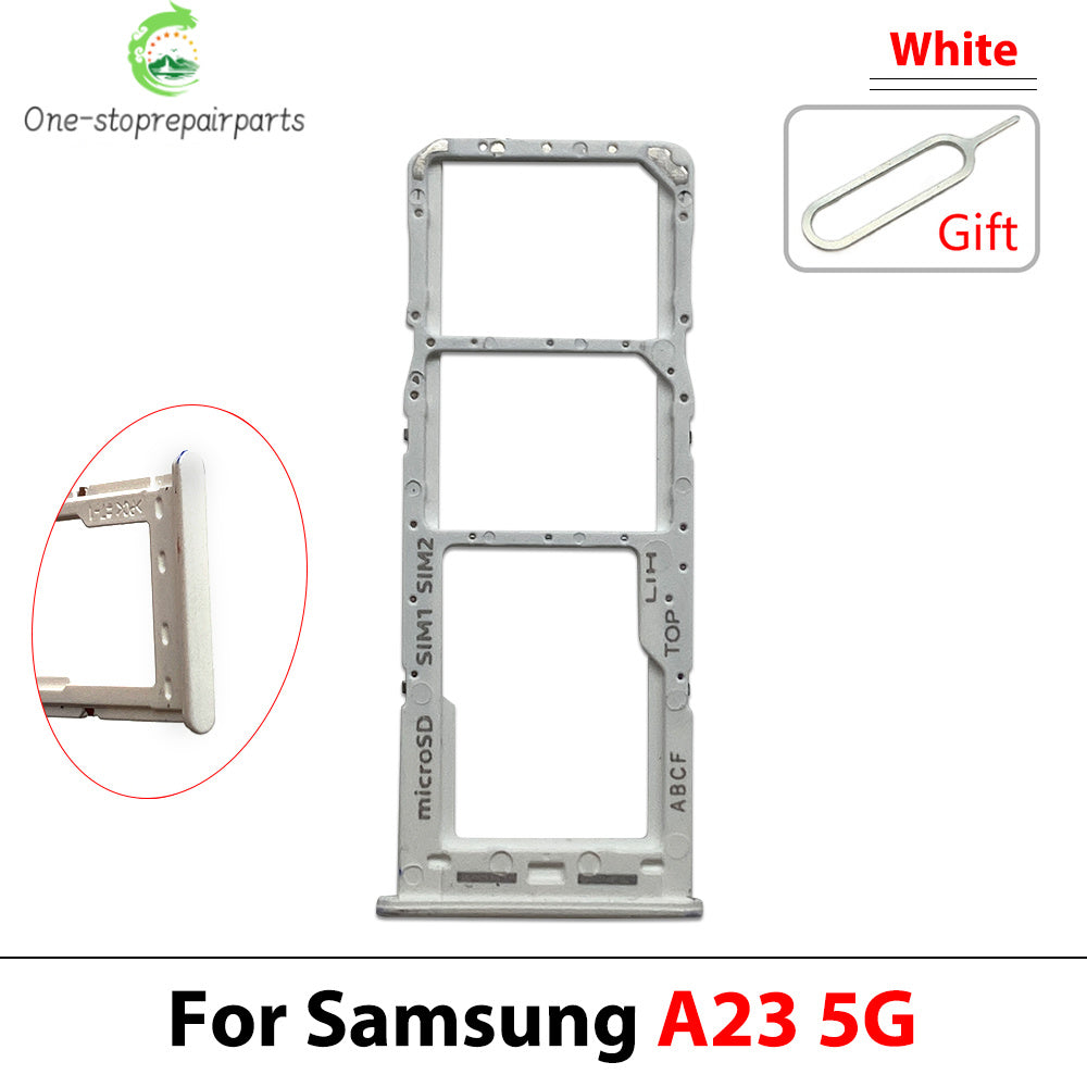 New For Samsung A23 A33 A53 A73 5G SIM Card Tray Slot Holder Replacement Parts Samsung phone repair parts