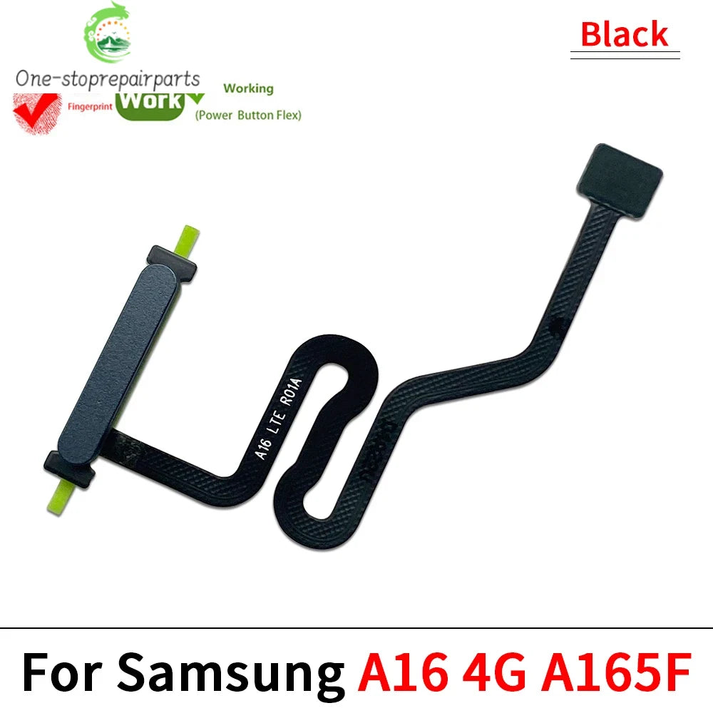 Fingerprint Sensor Flex Touch ID + Power On / Off Button Key Flex Cable For Samsung A12 A13 A14 A15 A16 A17 A22 A23 A25 A26 A32 Samsung phone repair parts