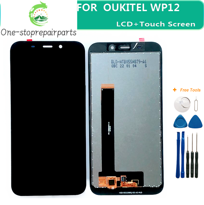 Original New 5.5' LCD For Oukitel WP12 LCD Display Screen Touch Digitizer Assembly For Oukitel WP 12 Pro Smartphone Other Brand Phone repair parts