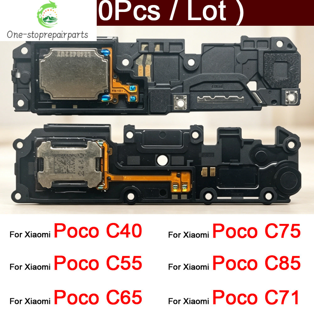10Pcs, New Loud Speaker Buzzer Ringer Loudspeaker Flex Cable For Xiaomi Poco C3 C40 C55 C65 C71 C75 C85  Xiaomi  Xiao mi phone repair parts