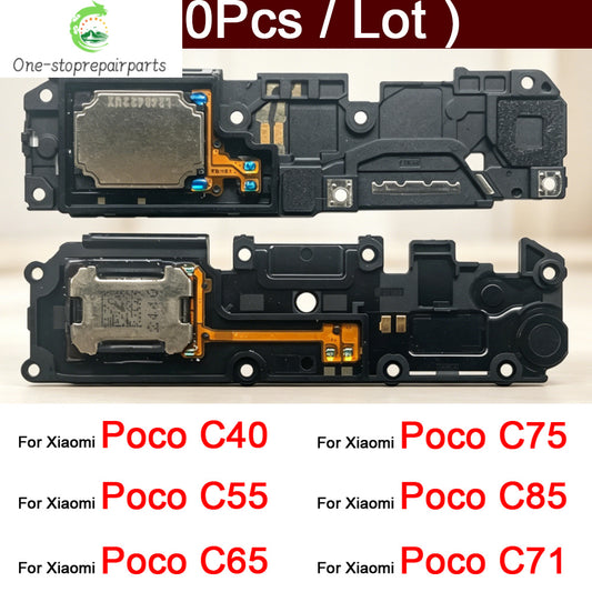 10Pcs, New Loud Speaker Buzzer Ringer Loudspeaker Flex Cable For Xiaomi Poco C3 C40 C55 C65 C71 C75 C85  Xiaomi  Xiao mi phone repair parts