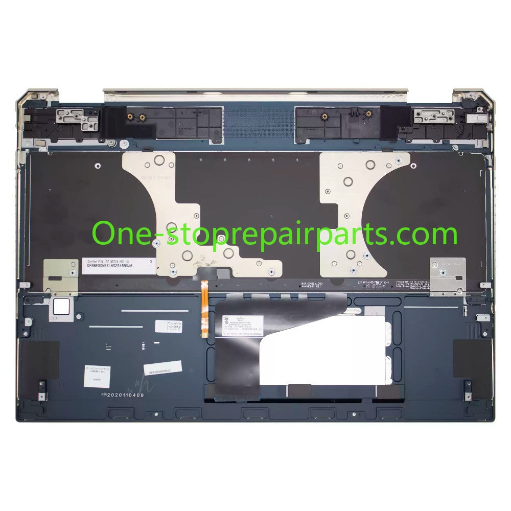Cover case For HP Spectre X360 15-DF 15-Df0011tx5 TPN-Q213 back housing bezel topcase palmrest keyboard L38097-001 D Case Bottom Brown Blue