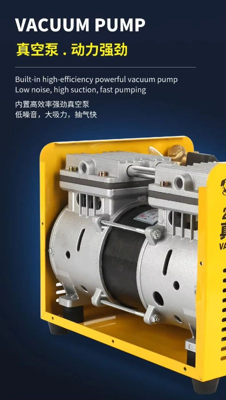 MECHANIC-Intelligent Vacuum Pump and Compressor,2 in 1 Machine Used with Laminator for LCD, Straight Screen,Phone Repair,V6 600W Professional Repair Tools