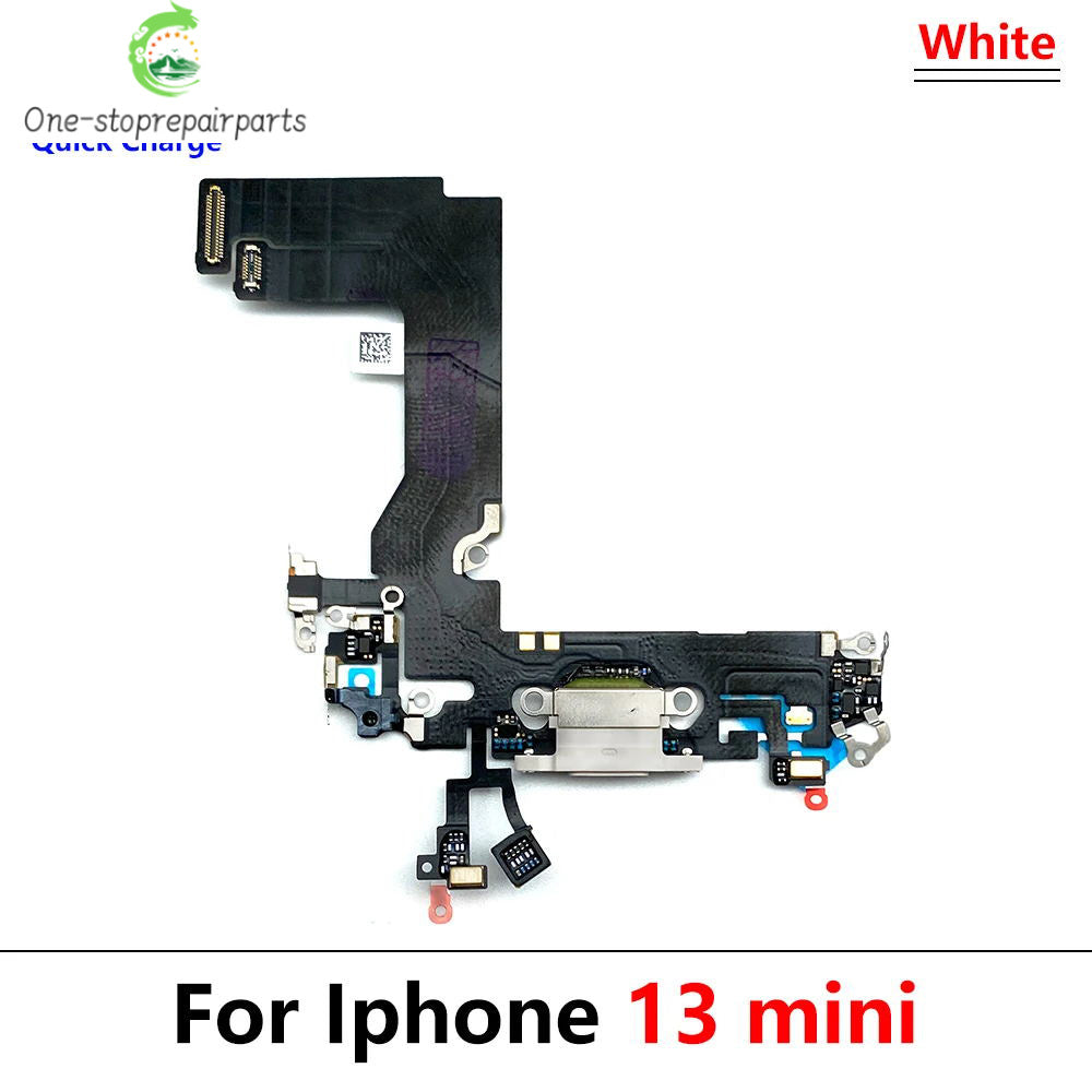 New For iPhone 13 Pro 13Pro Max Mini USB Port Charger Dock Plug Connector Charging Board FLex Cable Mic Microphone Board iPhone phone repair parts