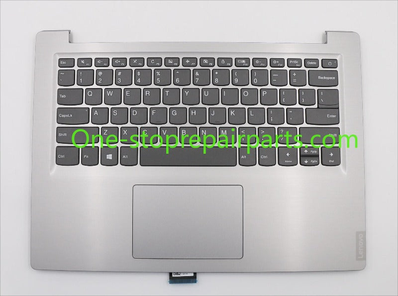 Palmrest upper case with US layout keyboard assembly for Lenovo IdeaPad S145-14API S145-14AST S145-14IWL S145-14IGM S145-14IKB S145-14IIL C-Cover Palmrest keyboard touchpad assembly 5CB0S17125 5CB0S17065 5CB0S17035 5CB0S17034 Lenovo laptop repair par