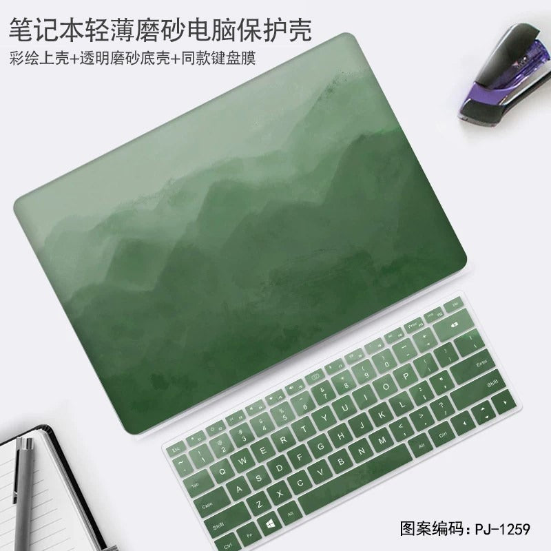 Oil painting wind protective case for Huawei 11 "12" 13 "14" 15 "16" matebook 14 MateBook XPro 16S 13S MateBook D14/SE Honor MagicBook X 15 16 protective case, notebook case film Laptop accessories