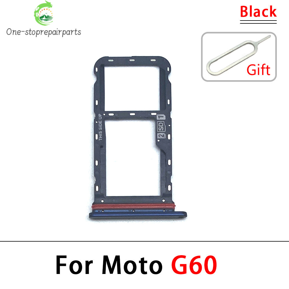 New For Motorola Moto G10 G20 G30 G50 G60 G60s G100 5G SIM Card Slot SD Card Tray Holder Adapter Replacement Parts Motorola phone repair parts
