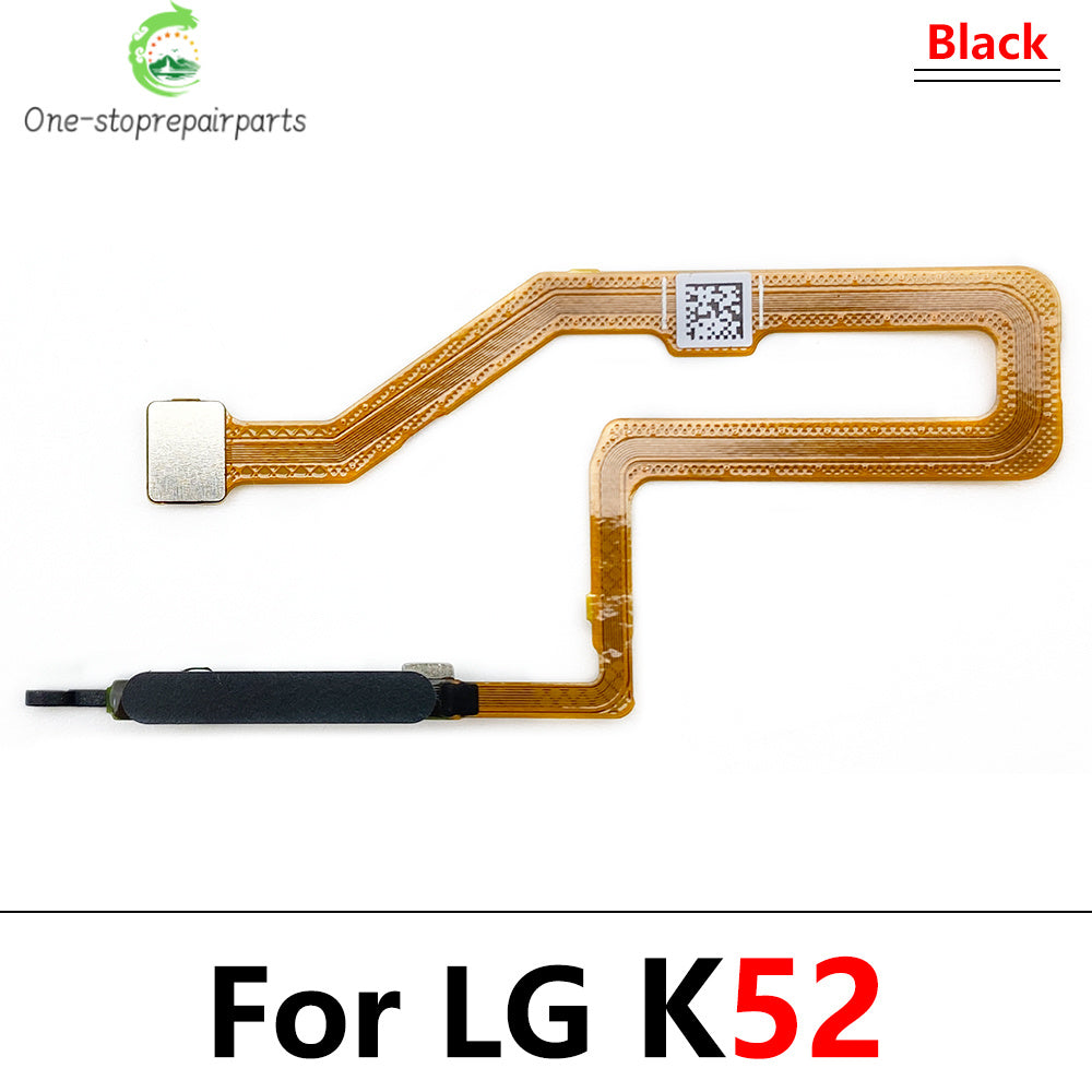 New For LG K42 K52 Home Button FingerPrint Touch ID Sensor Flex Cable Ribbon Replacement Parts  LG phone repair parts