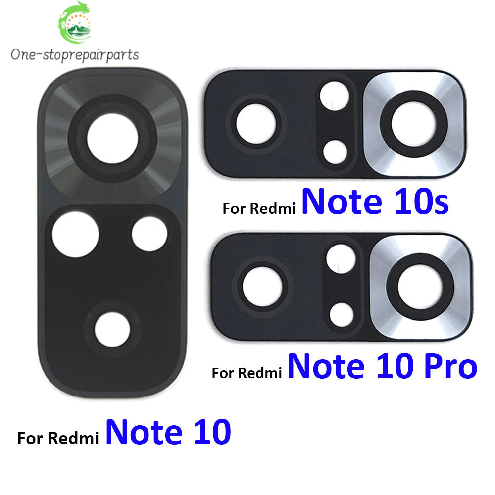 2Pcs/Lot，Rear Back Camera Glass Lens For Xiaomi Redmi Note 10 10s Pro 11 Pro 11T 11s 11E 4G 5G With Adhesive Sticker Xiaomi  Xiao mi phone repair parts