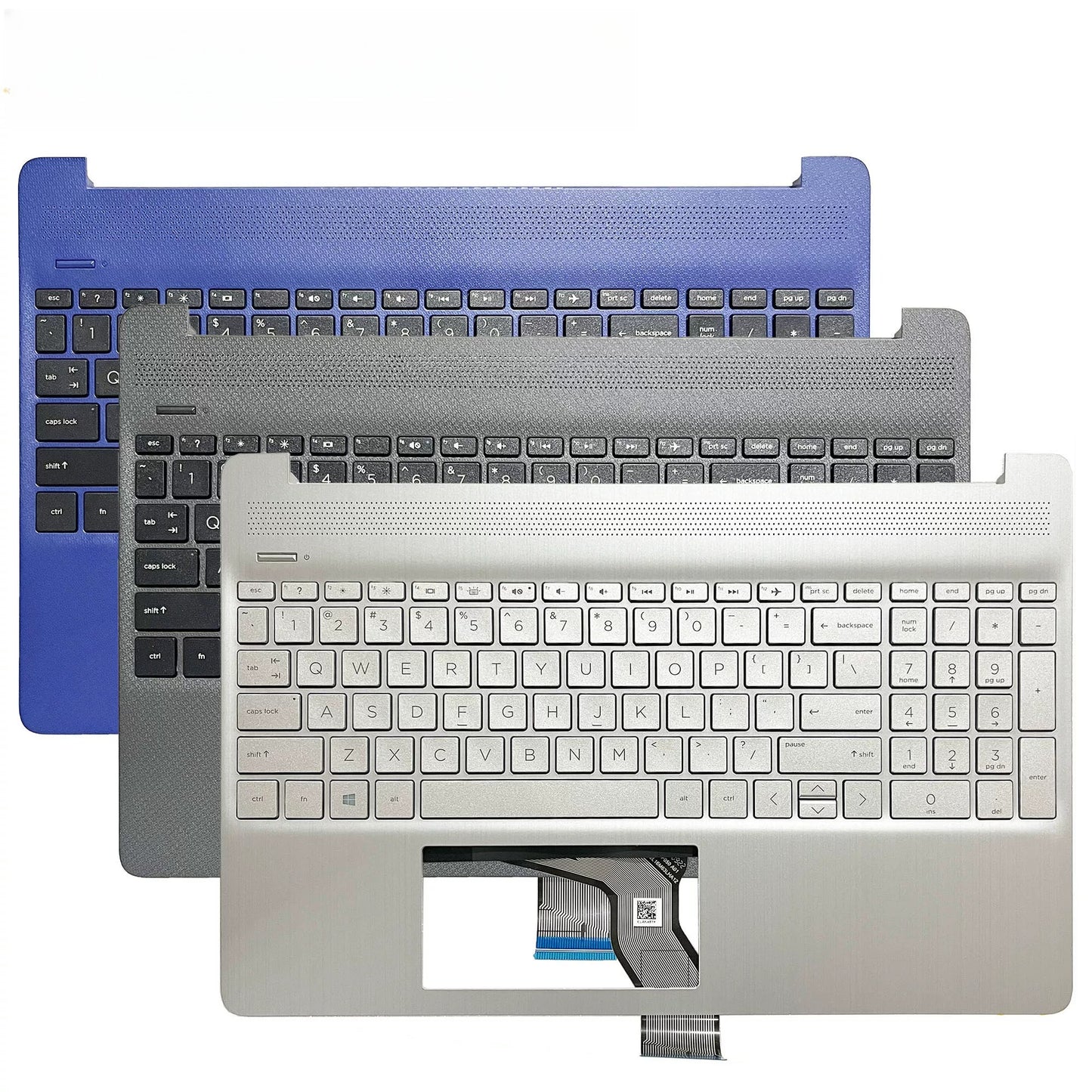 Upper cover case keyboard for  HP 15-EF DY 15s-EQ FQ TPN-Q222 Top case plamrest  L63579-001 touchpad