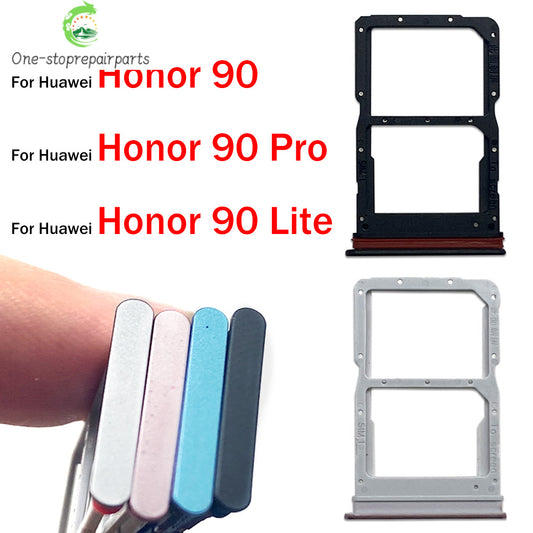 New For Huawei Honor 90 Pro Lite 5G SIM Card Tray Slot Holder Adapter Accessories Huawei phone repair parts