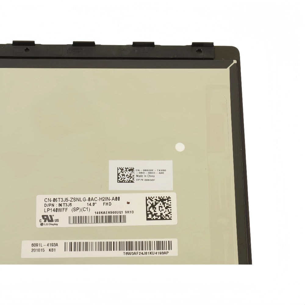 For Dell Latitude 7410 2‑in‑1 14 Inch FHD Touch Screen LCD Display Assembly Replacement LP140WFF SP C1 DP/N:088G0F Dell laptop repair parts