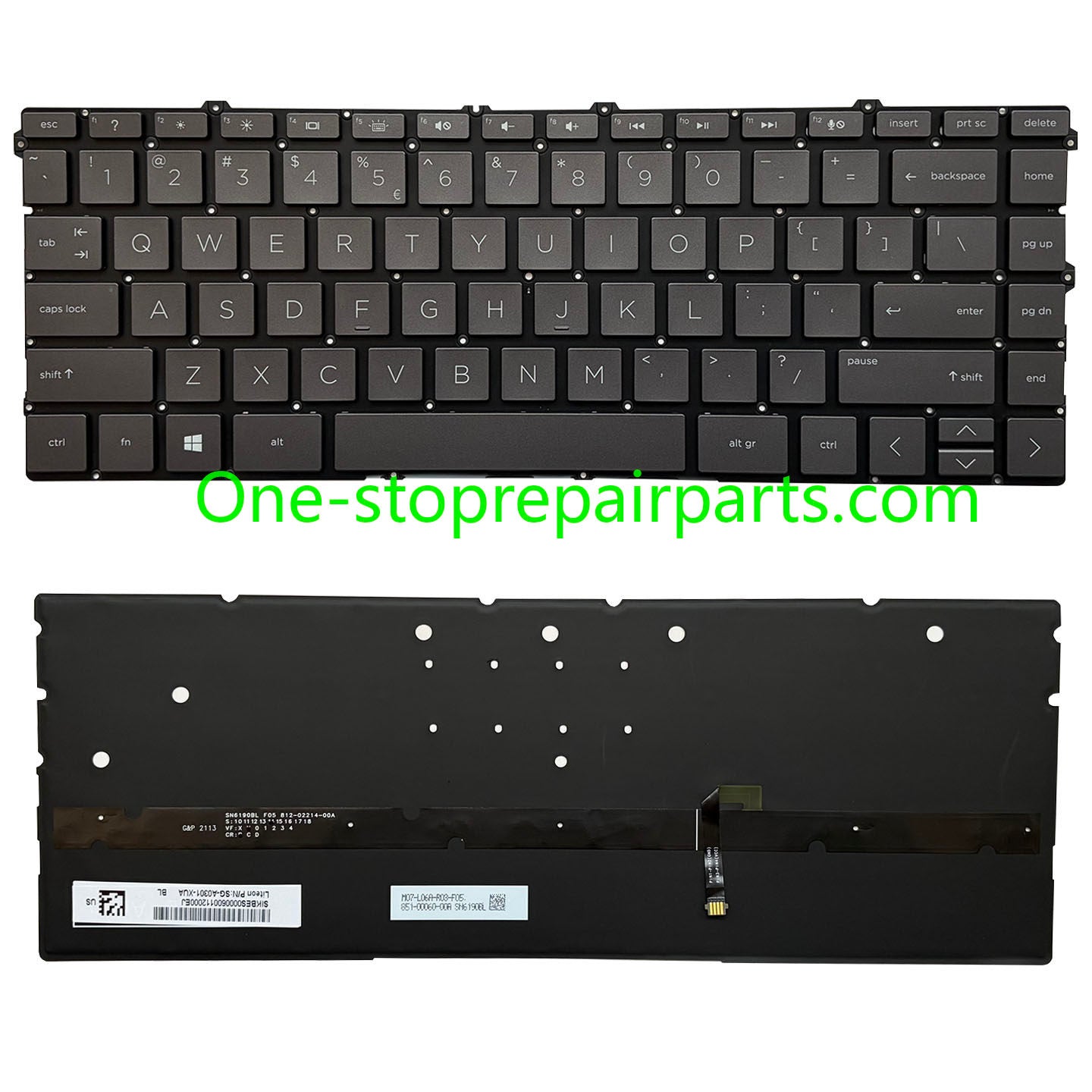 Upper Keyoard  for HP Spectre X360 13-AW TPN-Q225 UK/SP/RU/LA US