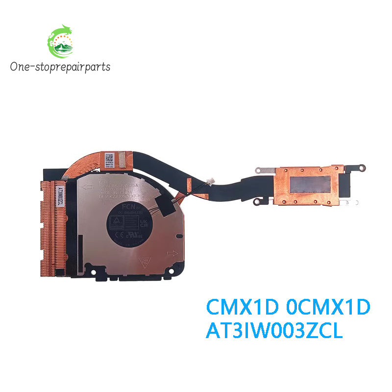 NEW ORIGINAL Laptop CPU GPU Cooling Fan With Heatsink For DELL Latitude 14 7430 E7430 CMX1D 0CMX1D AT3IW003ZCL Dell laptop repair parts