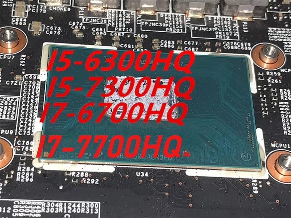 Original MS-16JB1 VER 1.0 FOR MSI GE62VR GP62VR GE72VR GP72VR LAPTOP MAINBOARD WITH GTX1060M AND CPU Fully Tested MSI laptop repair parts