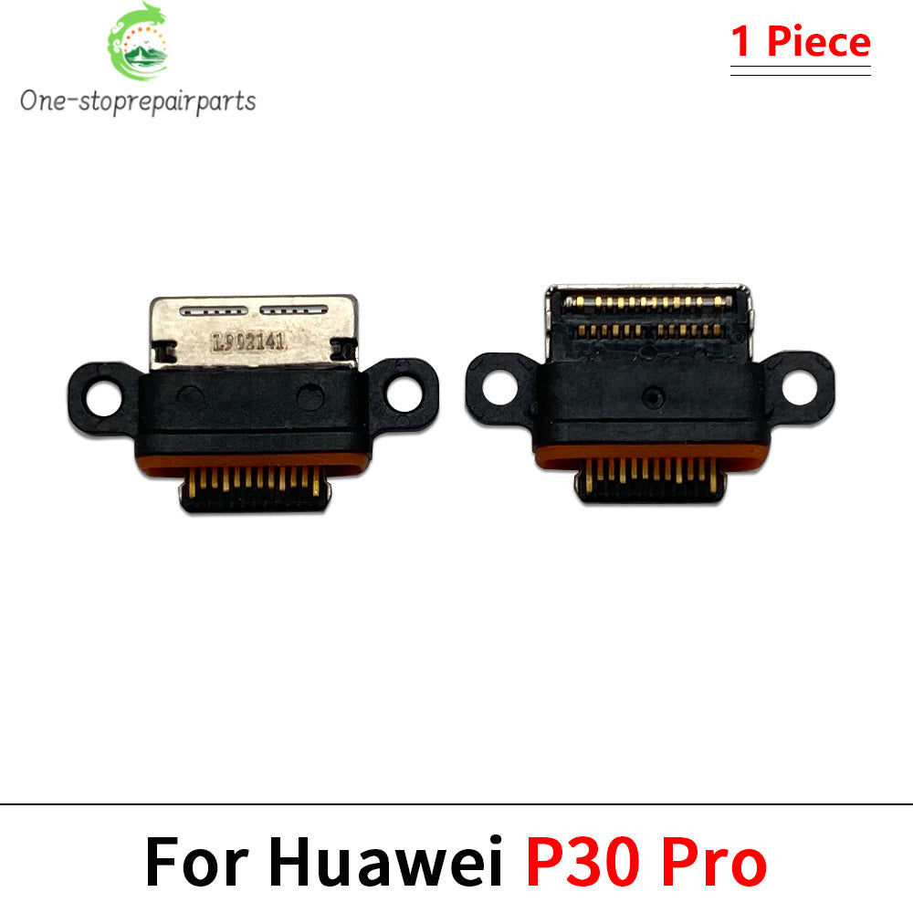 100Pcs, USB Charging Port Connector Charge Jack Socket Plug Dock For Huawei P20 P30 P40 P50 Pro Lite Plus 5G Huawei phone repair parts