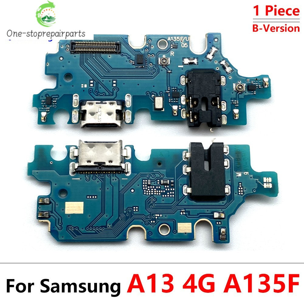 10Pcs, USB Charging Port Dock Charger Connector Board Flex Cable For Samsung A13 A23 A33 A53 A52 A72 A14 A24 A34 A54 4G 5G Samsung phone repair parts