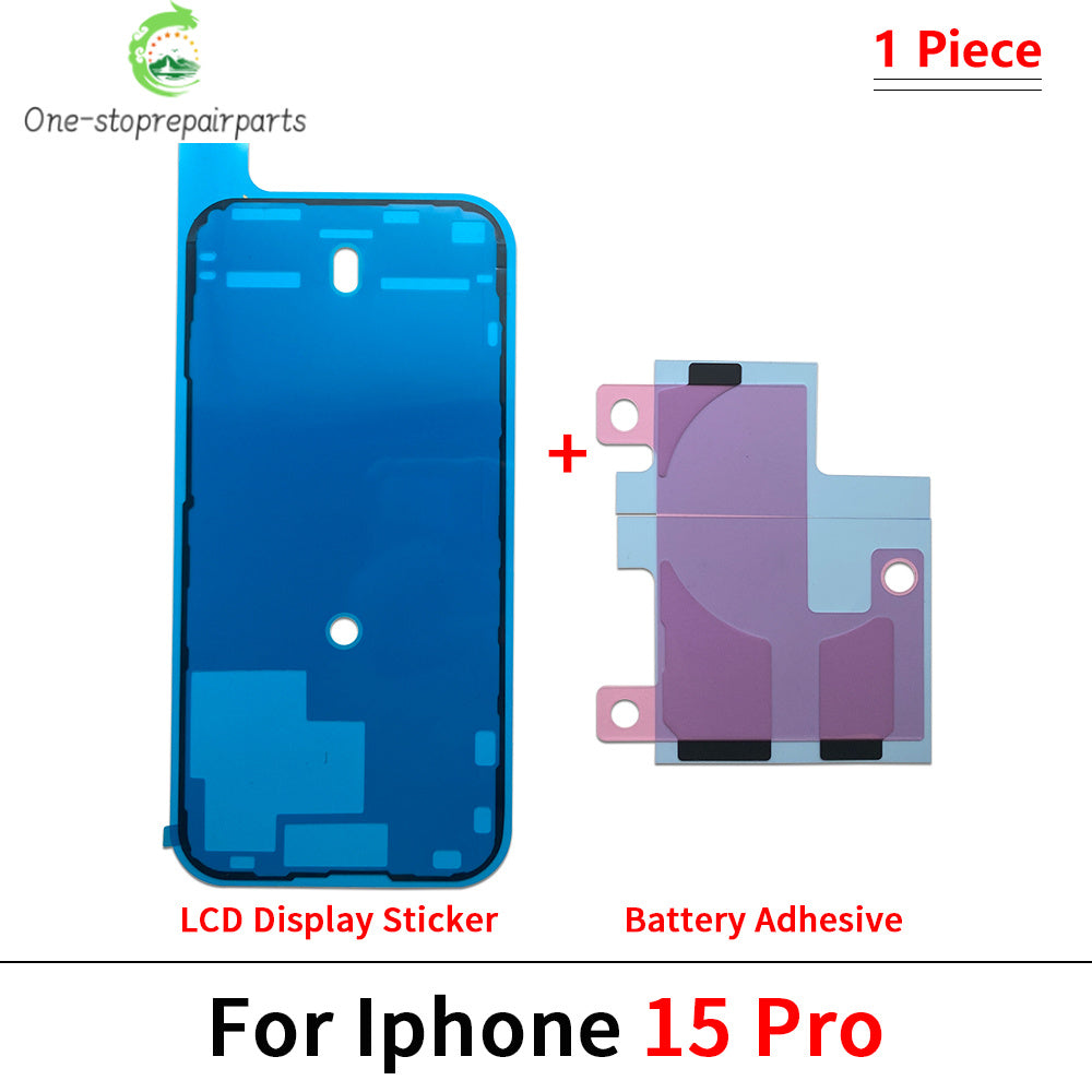 10Pcs, Waterproof Adhesive Sticker Screen Frame Bezel Seal Tape Battery Sticke For iPhone 11 12 13 14 15 16 Pro Max Plus X Xs iPhone phone repair parts