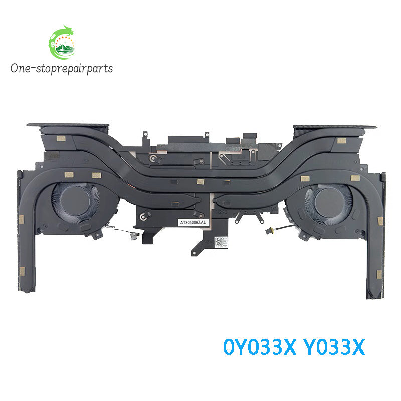 NEW Original LAPTOP CPU GPU Cooling Fan With Heatsink For DELL Alienware X15 R1 R2 2021H 0Y033X Dell laptop repair parts