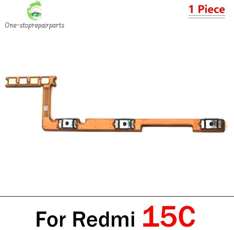 New For Xiaomi Redmi 9 10 9A 8 8A 10A 10C 12C 9C 9T 12 13 13C 14C 15 15C Power Volume Button Key Flex Cable Repair Parts  Xiaomi  Xiao mi phone repair parts