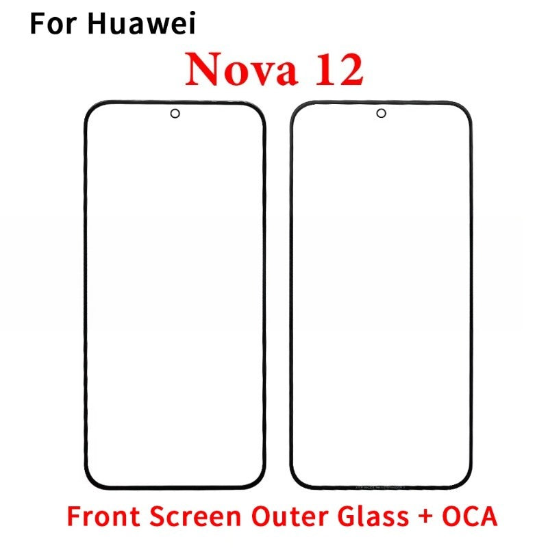 Front Screen Outer Glass With OCA For Huawei Nova 10 10Z 11 11i 12 12i Pro SE Ultra Lite Replacement Parts Huawei phone repair parts