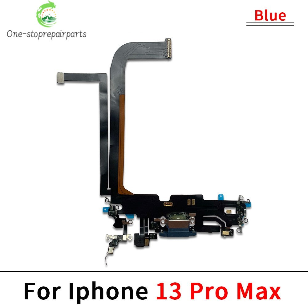 New For iPhone 13 Pro 13Pro Max Mini Dock Connector Micro USB Charger Charging Port Flex Cable Microphone Board iPhone phone repair parts