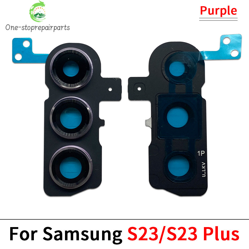 New Housing Back Rear Camera Glass Lens With Cover Frame Holder For Samsung S22 S23 Plus Ultra Samsung phone repair parts