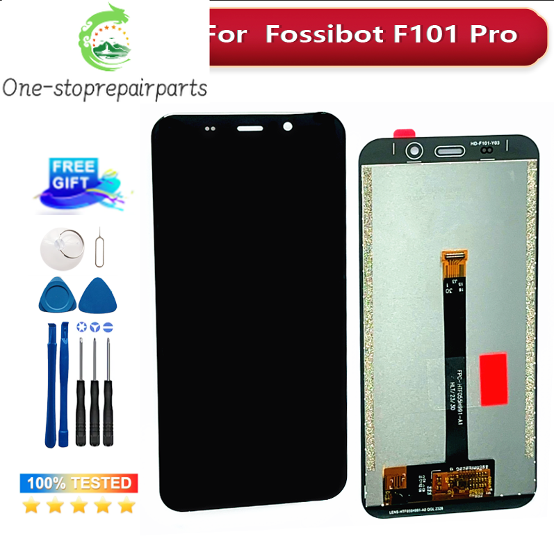 5.45' LCD Display Original For Fossibot F101 Pro F101P F102 F106Pro F105 F109 Display Touch Screen Digitizer Assembly Replacemen Other brand Phone repair parts