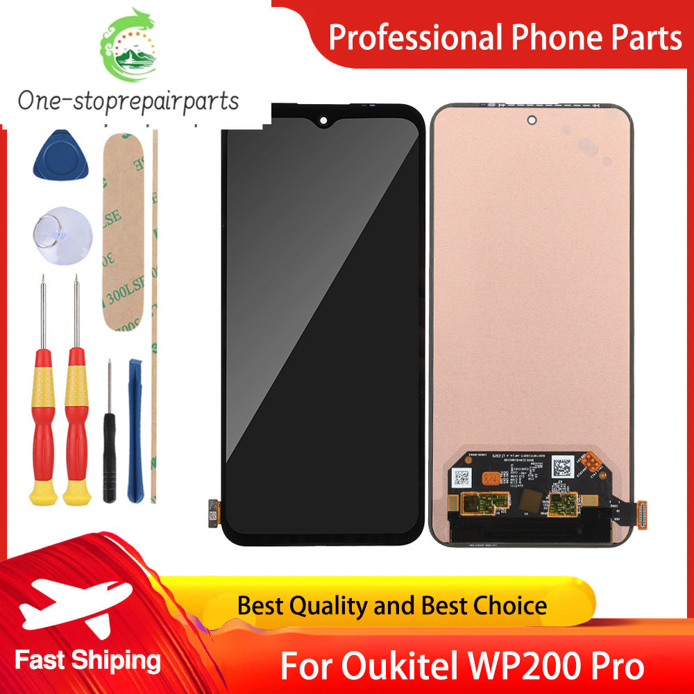 New Original Touch Screen For Oukitel WP200 Pro P1 WP210 LCD Display Digitizer Assembly Replacement Replace Parts Free Tools Other brand Phone repair parts