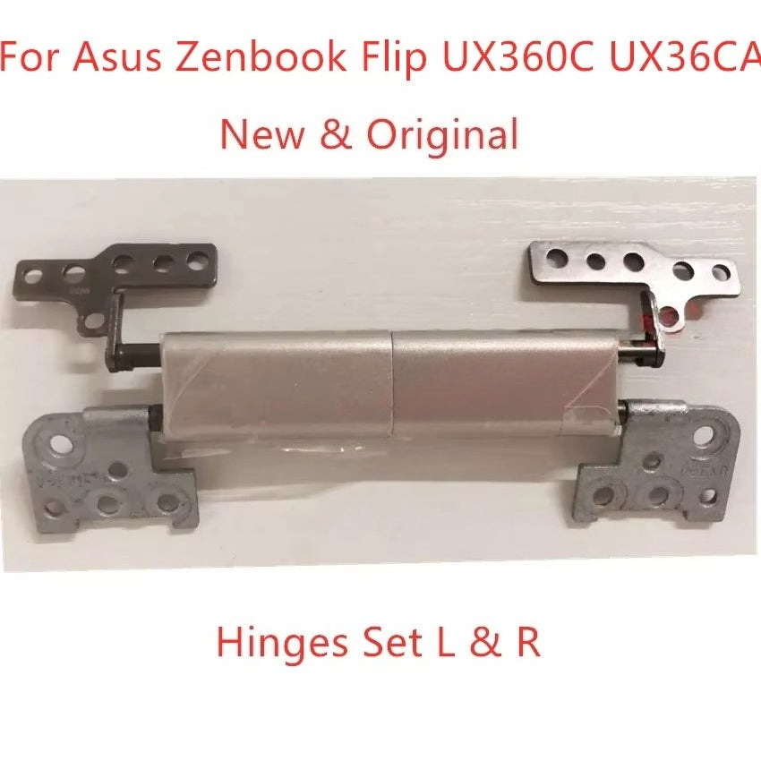 Brand New For Asus Zenbook Flip UX360C UX360CA UX360CA-1B Laptop LCD TOUCH Screen Hinges Set L & R 13NB0BA2M08121 13NB0BA2M07121 ASUS laptop repair parts