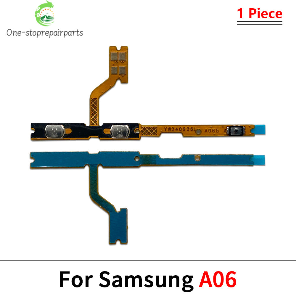 New For Samsung A06 A06s A16 A26 A36 A56 A07 A17 A37 4G 5G Volume Button Power Switch On Off Button Flex Cable Samsung phone repair parts