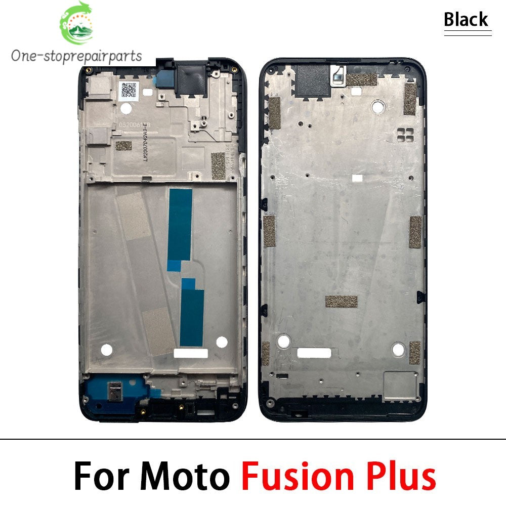 New For Motorola Moto One Action Visoin Fusion Plus Hyper Macro Front Housing LCD Display Bezel Middle Frame Motorola phone repair parts