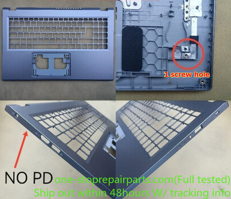 Cover case for Acer A515-58M N23C3 A315-24P N23Q11 housing bezel frame upper top palmrest keyboard bottom hinge cover